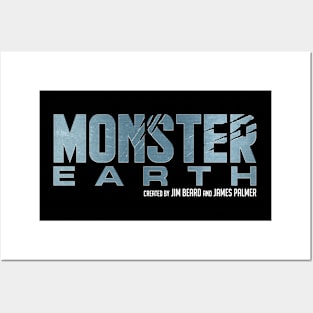 Monster Earth logo Posters and Art